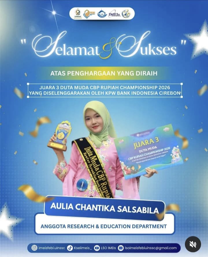 Mahasiswa Perbankan Syariah Raih Juara 3 Duta Muda CBP Rupiah 2026
